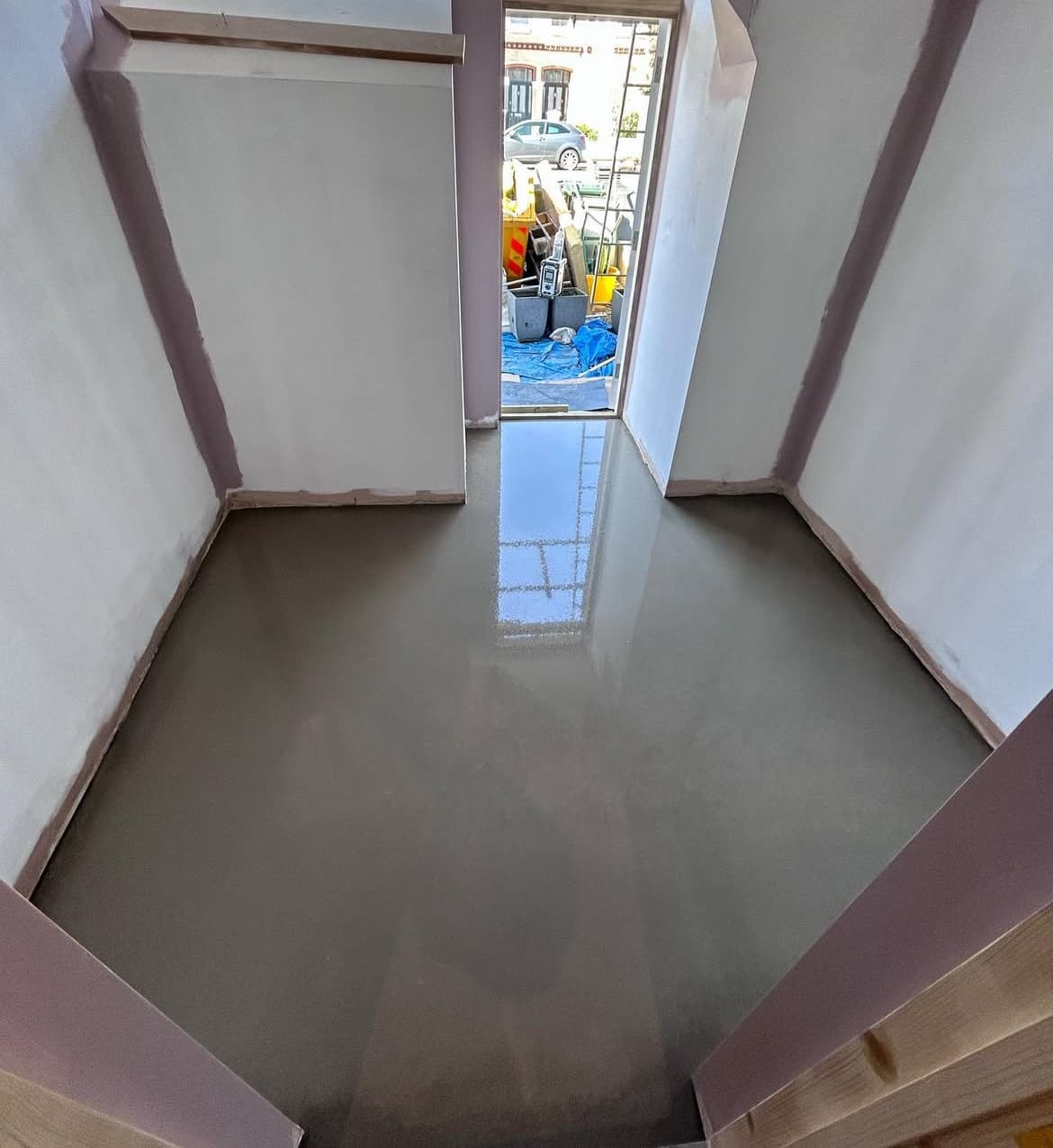 floor levelling work by Coastal Tiling & Floors